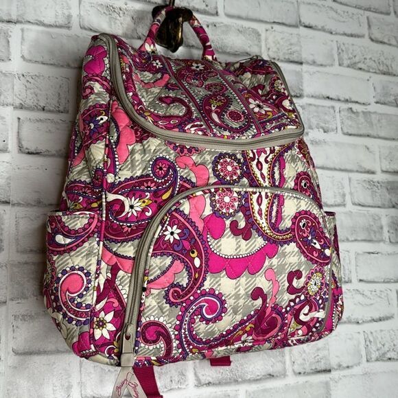 NWOT Vera Bradley Large Campus Backpack - Picture 2 of 11